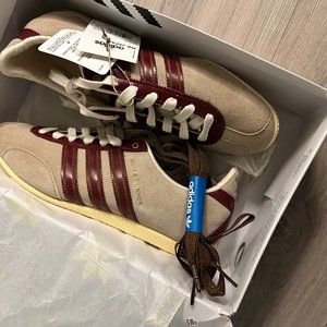 Adidas Mens WB Japan Shoes 'Cardboard/Collegiate Burgundy'